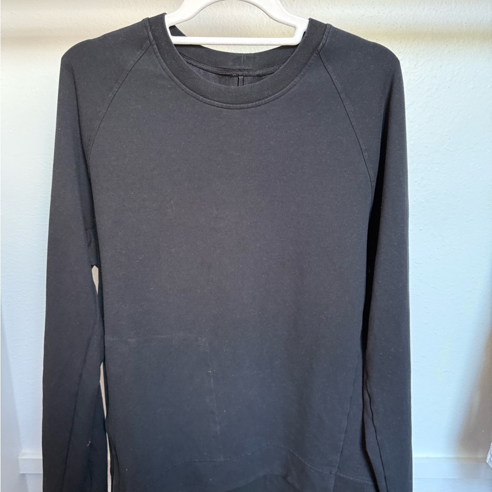 lululemon athletica Black Sweatshirt Crew Neck